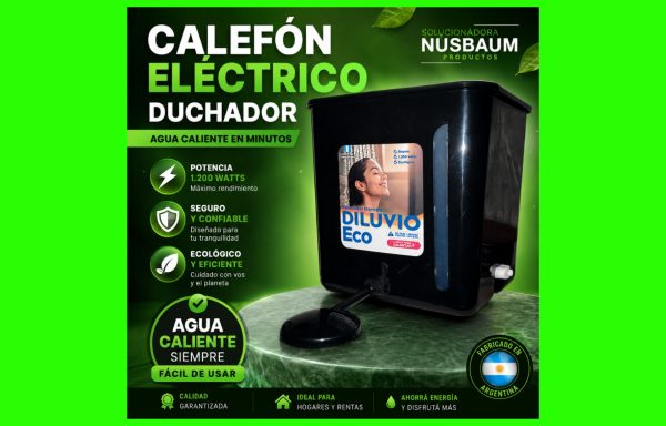 CALEFÓN ELÉCTRICO DILUVIO